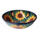 Talavera Sink Sunflowers